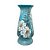 Vaso de Porcelana para Flores Jarro de Louça Grande Delgado 19 cm Pintado à Mão FLORAL AZALEIA BRANCA - Imagem 1