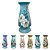 Vaso de Porcelana para Flores Jarro de Louça Grande Delgado 19 cm Pintado à Mão FLORAL AZALEIA BRANCA - Imagem 2