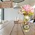 Vaso de Porcelana para Flores Jarro de Louça Grande Delgado 19 cm Pintado à Mão FLORAL AZALEIAS BRANCA AMARELA ROSA - Imagem 6