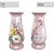 Vaso de Porcelana para Flores Jarro de Louça Grande Delgado 19 cm Pintado à Mão FLORAL ROSAS BRANCA ROSA AMARELA - Imagem 4