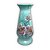 Vaso de Porcelana para Flores Jarro de Louça Grande Delgado 19 cm Pintado à Mão FLORAL AZALEIAS SILVESTRE ROSA - Imagem 1