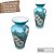 Vaso de Porcelana para Flores Jarro de Louça Grande Flamingo 19 cm Pintado à Mão FLORAL AZALEIA BRANCA - Imagem 3