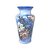 Vaso de Porcelana para Flores Jarro de Louça Grande Flamingo 19 cm Pintado à Mão FLORAL ROSAS BRANCA ROSA - Imagem 1