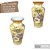 Vaso de Porcelana para Flores Jarro de Louça Grande Flamingo 19 cm Pintado à Mão FLORAL AZALEIAS BRANCA AMARELA ROSA - Imagem 3
