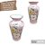 Vaso de Porcelana para Flores Jarro de Louça Grande Flamingo 19 cm Pintado à Mão FLORAL ROSAS BRANCA ROSA AMARELA - Imagem 3