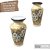 Vaso de Porcelana para Flores Jarro de Louça Grande Flamingo 19 cm Pintado à Mão FLORAL MARGARIDAS BRANCA - Imagem 3