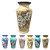 Vaso de Porcelana para Flores Jarro de Louça Grande Flamingo 19 cm Pintado à Mão FLORAL MARGARIDAS BRANCA - Imagem 2