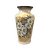 Vaso de Porcelana para Flores Jarro de Louça Grande Flamingo 19 cm Pintado à Mão FLORAL MARGARIDAS BRANCA - Imagem 1