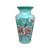 Vaso de Porcelana para Flores Jarro de Louça Grande Flamingo 19 cm Pintado à Mão FLORAL AZALEIAS SILVESTRE ROSA - Imagem 1