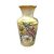 Vaso de Porcelana para Flores Jarro de Louça Grande Ornato 19 cm Pintado à Mão FLORAL AZALEIAS BRANCA AMARELA ROSA - Imagem 1