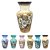Vaso de Porcelana para Flores Jarro de Louça Grande Ornato 19 cm Pintado à Mão FLORAL MARGARIDAS BRANCA - Imagem 2