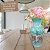 Vaso de Porcelana para Flores Jarro de Louça Grande Ornato 19 cm Pintado à Mão FLORAL AZALEIAS SILVESTRE ROSA - Imagem 6