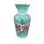 Vaso de Porcelana para Flores Jarro de Louça Grande Ornato 19 cm Pintado à Mão FLORAL AZALEIAS SILVESTRE ROSA - Imagem 1