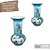 Vaso de Porcelana para Flores Jarro de Louça Grande Boho 19 cm Pintado à Mão FLORAL AZALEIA BRANCA - Imagem 3