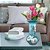 Vaso de Porcelana para Flores Jarro de Louça Grande Boho 19 cm Pintado à Mão FLORAL AZALEIA BRANCA - Imagem 5