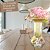 Vaso de Porcelana para Flores Jarro de Louça Grande Boho 19 cm Pintado à Mão FLORAL AZALEIAS BRANCA AMARELA ROSA - Imagem 6