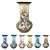Vaso de Porcelana para Flores Jarro de Louça Grande Boho 19 cm Pintado à Mão FLORAL MARGARIDAS BRANCA - Imagem 2