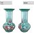 Vaso de Porcelana para Flores Jarro de Louça Grande Boho 19 cm Pintado à Mão FLORAL AZALEIAS SILVESTRE ROSA - Imagem 4