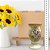 Vaso de Porcelana para Flores Jarro de Louça Médio Taça 13 cm Pintado à Mão AZALEIAS AMARELA ROSA - Imagem 5