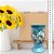 Vaso de Porcelana para Flores Jarro de Louça Médio Taça 13 cm Pintado à Mão AZALEIA BRANCA - Imagem 5