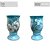 Vaso de Porcelana para Flores Jarro de Louça Médio Taça 13 cm Pintado à Mão AZALEIA BRANCA - Imagem 4