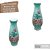 Vaso de Porcelana para Flores Jarro de Louça Médio Solitário 17 cm Pintado à Mão Pintado à Mão AZALEIAS SILVESTRE ROSA - Imagem 3