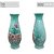 Vaso de Porcelana para Flores Jarro de Louça Médio Solitário 17 cm Pintado à Mão Pintado à Mão AZALEIAS SILVESTRE ROSA - Imagem 4
