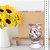 Vaso de Porcelana para Flores Jarro de Louça Médio Taça 13 cm Pintado à Mão ROSAS BRANCA ROSA - Imagem 5