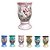 Vaso de Porcelana para Flores Jarro de Louça Médio Taça 13 cm Pintado à Mão ROSAS BRANCA ROSA - Imagem 2