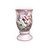 Vaso de Porcelana para Flores Jarro de Louça Médio Taça 13 cm Pintado à Mão ROSAS BRANCA ROSA - Imagem 1