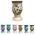 Vaso de Porcelana para Flores Jarro de Louça Médio Taça 13 cm Pintado à Mão MARGARIDAS BRANCA - Imagem 2