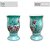 Vaso de Porcelana para Flores Jarro de Louça Médio Taça 13 cm Pintado à Mão AZALEIAS SILVESTRE ROSA - Imagem 4