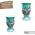 Vaso de Porcelana para Flores Jarro de Louça Médio Taça 13 cm Pintado à Mão AZALEIAS SILVESTRE ROSA - Imagem 3