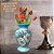 Vaso de Porcelana para Flores Jarro de Louça Médio Bojudo 13 cm Pintado à Mão AZALEIA BRANCA - Imagem 6