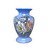 Vaso de Porcelana para Flores Jarro de Louça Médio Bojudo 13 cm Pintado à Mão ROSAS BRANCA ROSA - Imagem 1