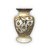 Vaso de Porcelana para Flores Jarro de Louça Médio Bojudo 13 cm Pintado à Mão FLORAL MARGARIDAS BRANCA - Imagem 1