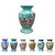 Vaso de Porcelana para Flores Jarro de Louça Médio Bojudo 13 cm Pintado à Mão FLORAL AZALEIAS SILVESTRE ROSA - Imagem 2
