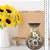 Vaso de Porcelana para Flores Jarro de Louça Médio Gota 13 cm Pintado à Mão FLORAL MARGARIDAS BRANCA - Imagem 5