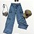 Calça jeans cargo dois bolsos com regulagem - Imagem 1
