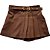 Short saia plissado com cinto - Imagem 1
