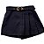 Short saia plissado com cinto - Imagem 4