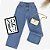 Calça jeans lisa com elástica na cintura - Imagem 1