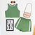 Conjunto short saia e regata juvenil - Imagem 1