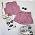 Conjunto colete + shorts com cinto - Imagem 3