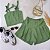 Conjunto Short saia rodado com blusinha - Imagem 3