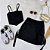 Conjunto blusinha com bico + saia cargo com shortinho - Imagem 2