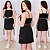 Conjunto blusinha com bico + saia cargo com shortinho - Imagem 4