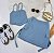 Conjunto blusinha com bico + saia cargo com shortinho - Imagem 1