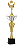 TROFÉU VITORIA DOURADO E PRATA 52 CM - Imagem 1