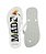 Chinelo made in mato feminino tropical branco - Imagem 2